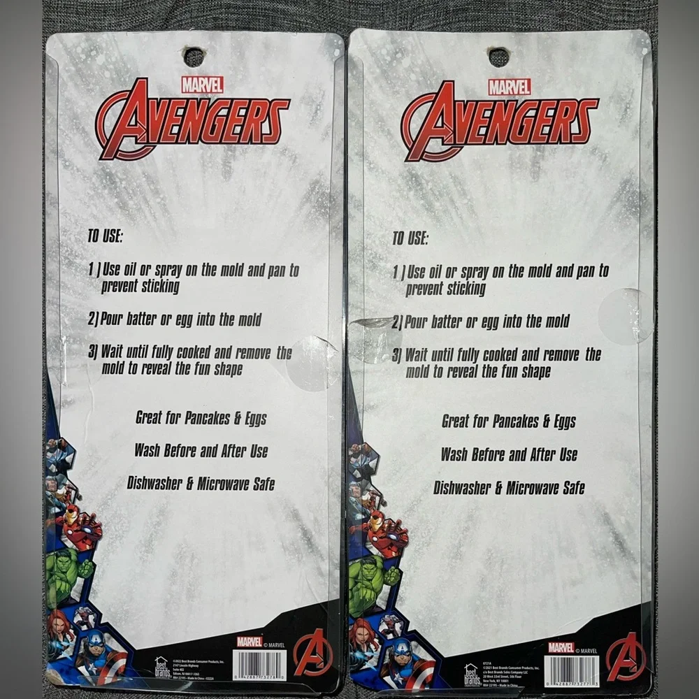 Disney's Marvell Avengers Silicone‎ Breakfast Molds (4)